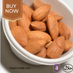 almonds are shown in a the bowl in this picture